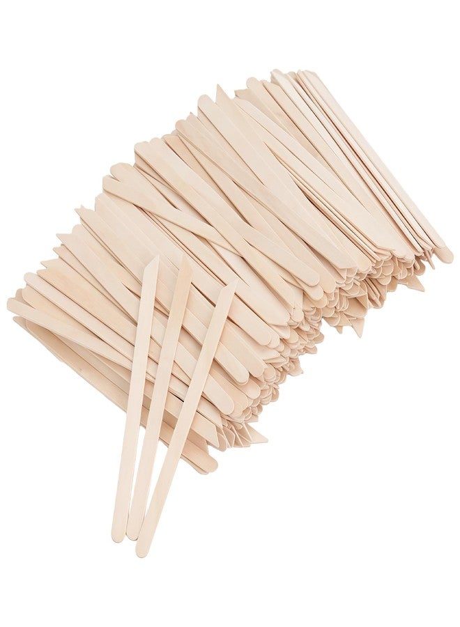 VYNFLICK Wooden Wax Sticks for Eyebrow - 600Pcs Small Popsicle Waxing Sticks for Hair Removal & Crafts, Natural Wood Applicators for Brow Shaping, DIY Art Supplies - Image 1